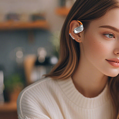 Bluetooth 5.4 Language Translator Earbuds Wireless 144-Language Translation Music Earphones with Charging Case Silver