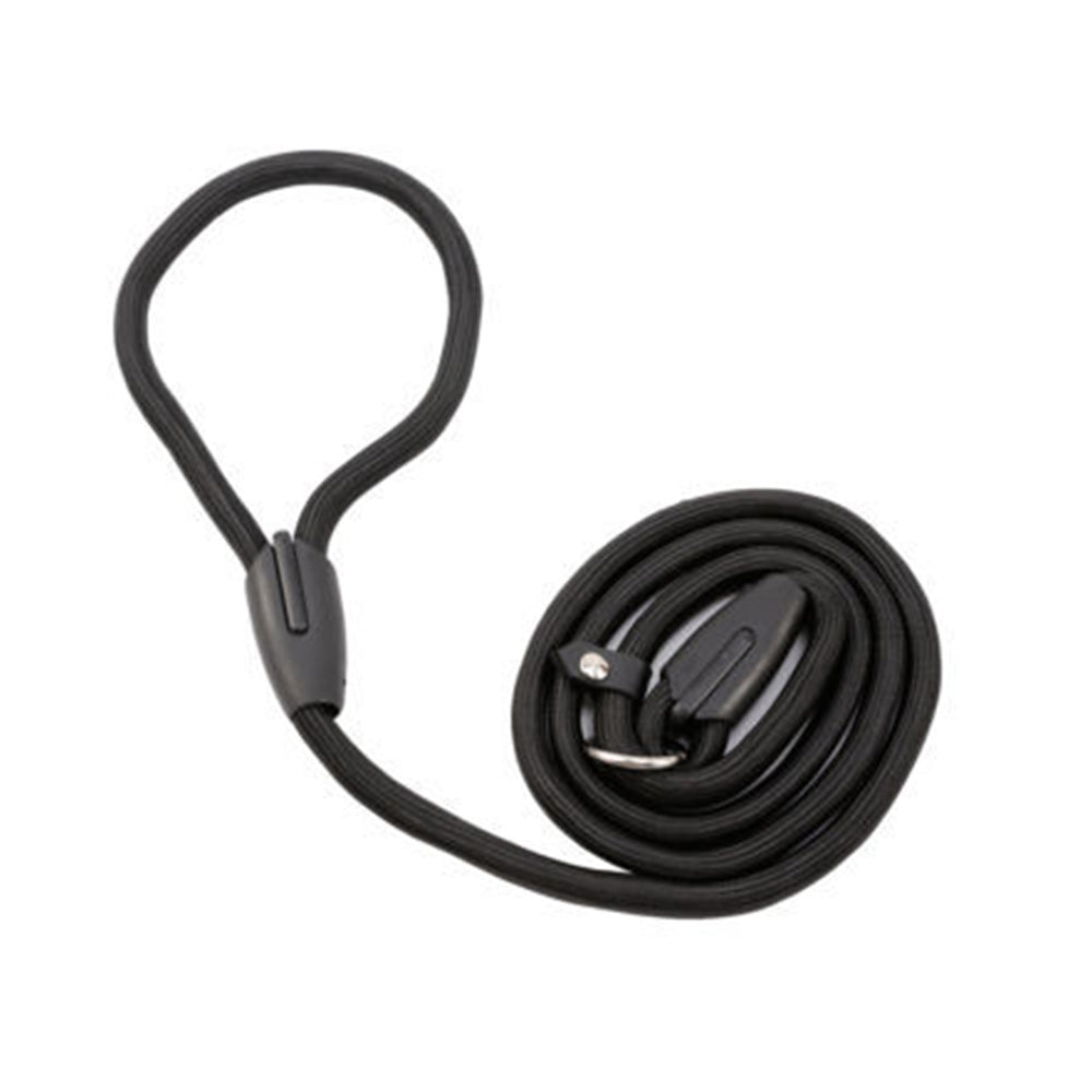 2 Pack 1.4M Pet Training Leash Slip Lead Pets Nylon Rope - Black