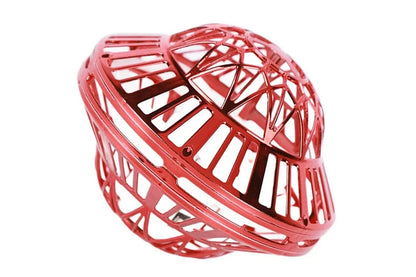 Flying Orb Ball Toy Galaxy Boomerang Hover Ball with LED Light -Red