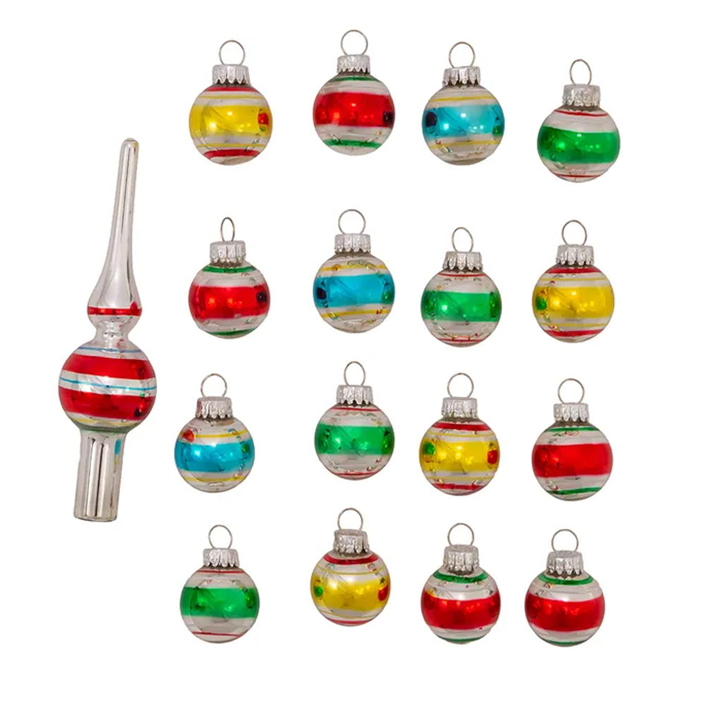 Glass Painted Christmas Ornaments Christmas Tree Hanging Decorations-Style 3