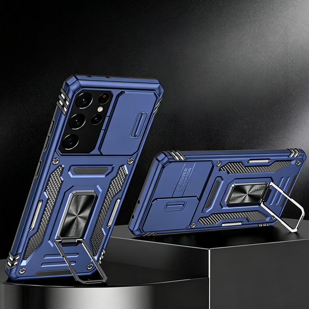 Ring Stand Phone Case for Samsung Galaxy A57 - Rose Gold