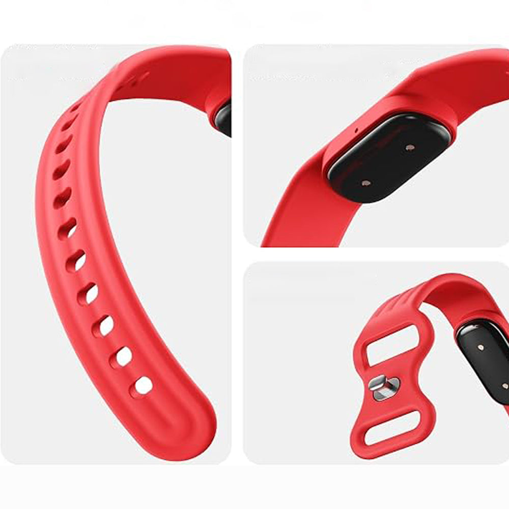 2 Piece Silicone Band Replacement for Google Fitbit Air-Blue and Red