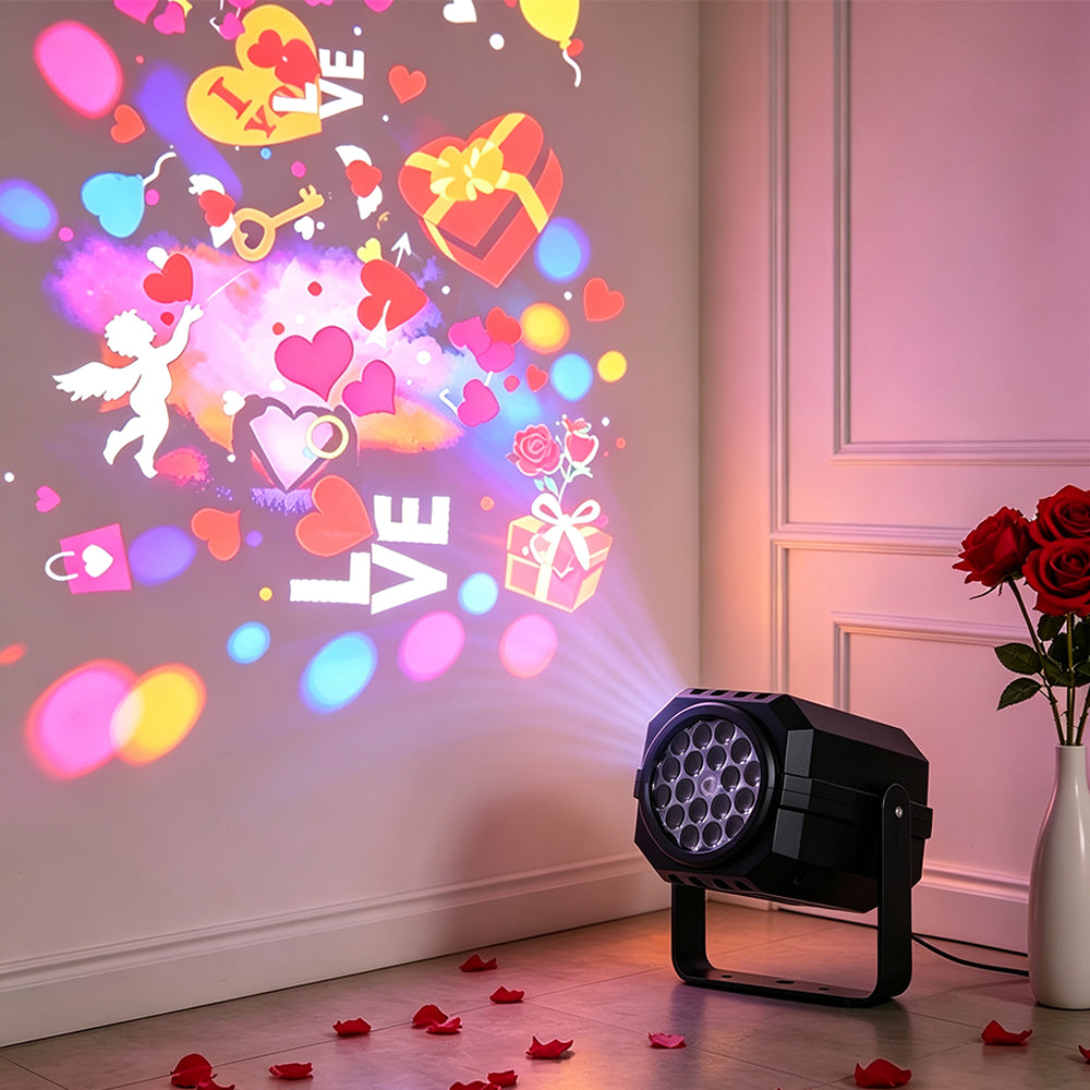 5V USB Christmas Holiday Projector Light for Indoor Outdoor Decor - Cupid