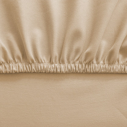 Stretchy Gaming Chair Cover Office Chair Swivel Chair Slipcover Beige