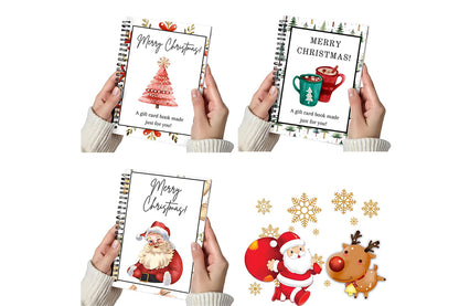 3 Pieces 38 Sheets Christmas Card Set