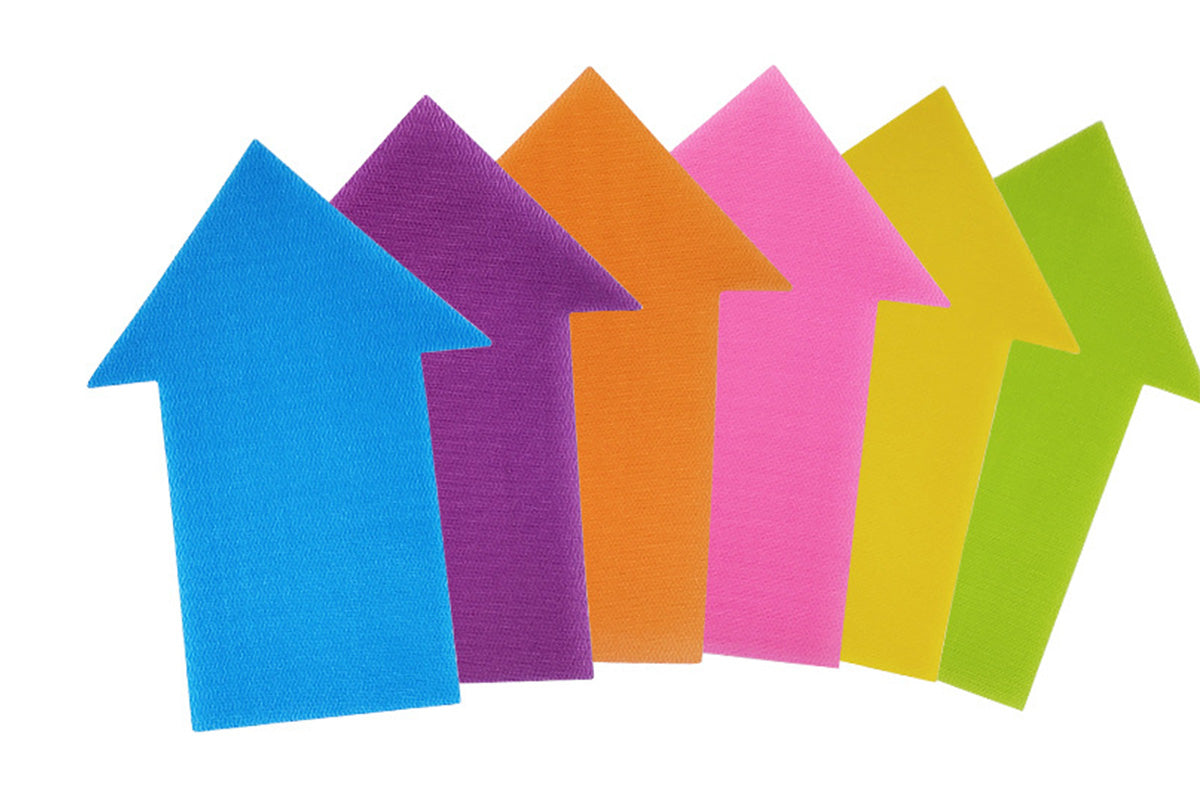 48PCS Carpet Spot Markers Sit Dot Circle Classroom Easy Teach Tool Game for Teachers -Arrow
