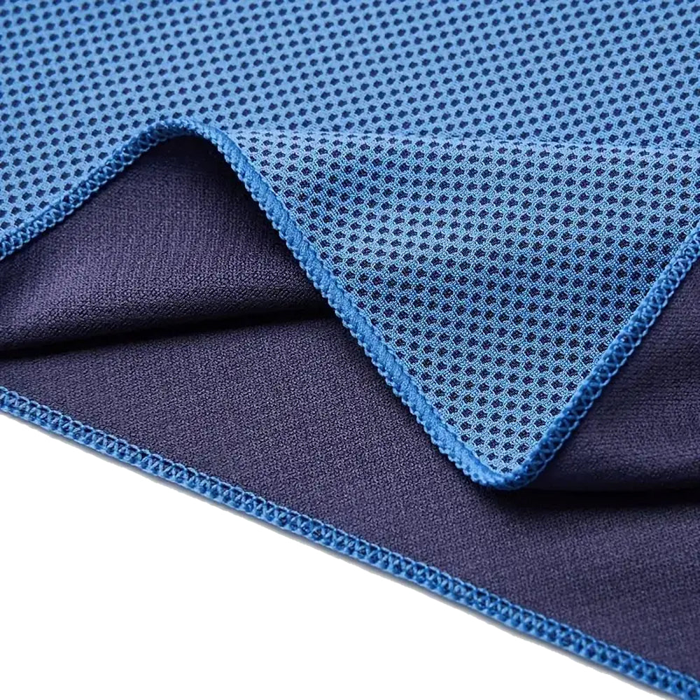 Cooling Hoodie Towel Neck Wrag Sport Cooling Towel for  Workout Camping Cycling Blue