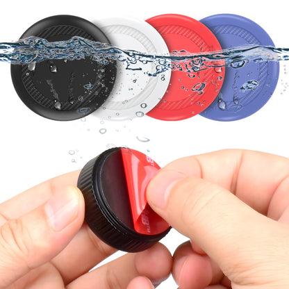 Waterproof AirTag Holder Case with 3M Adhesive Sticker Compatible with Apple Airtag-Black