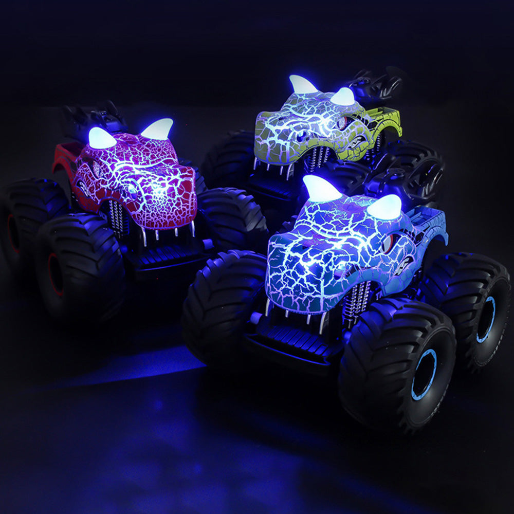 2.4G Remote Control Dinosaur Spray Off Road Truck - Blue