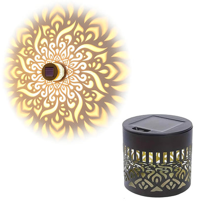 Solar Mandala Wall Light -Yellow