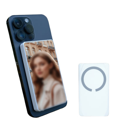 Vlog Selfie Monitor Screen 5-inch 1080P Rear Camera Mirror-White