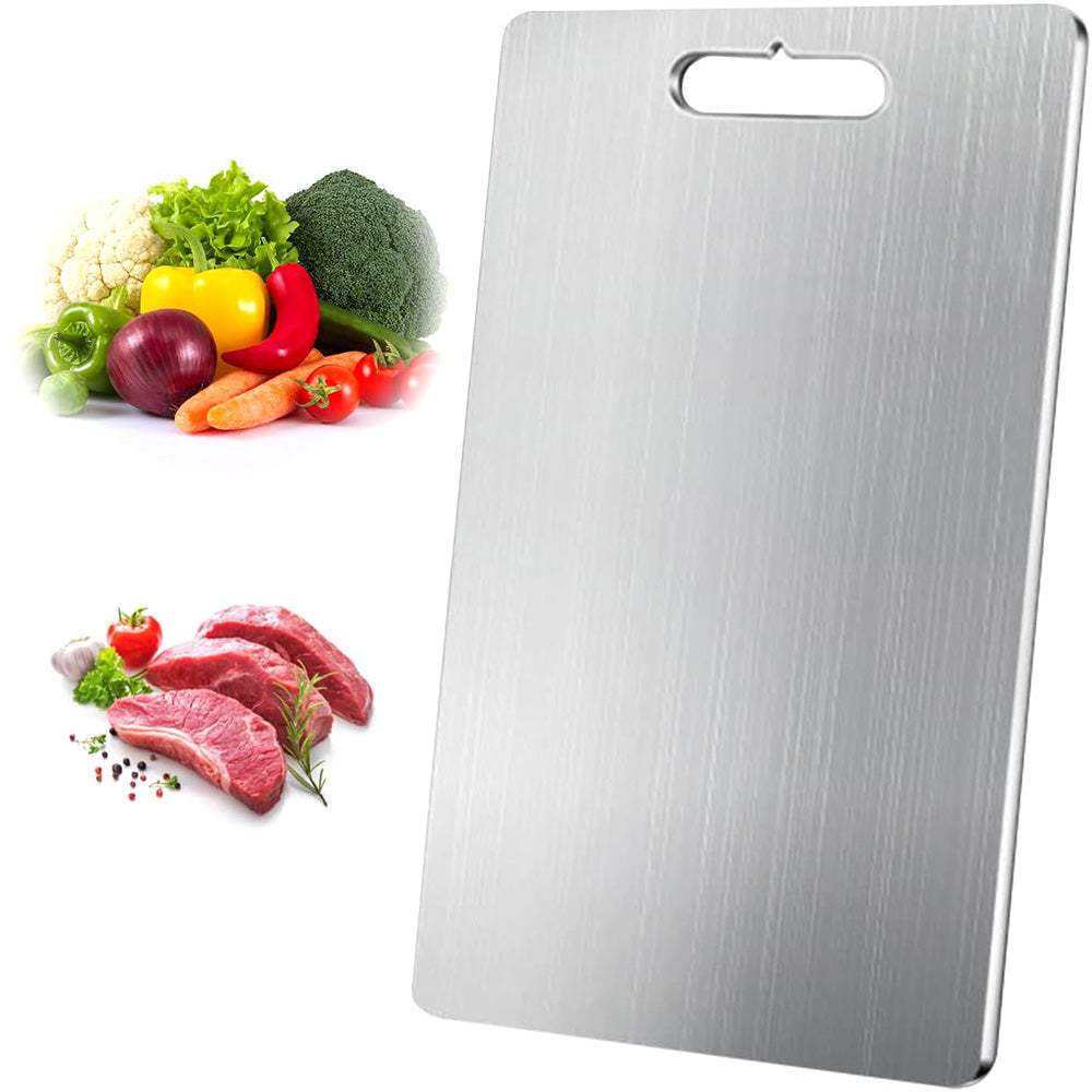 Pure Titanium Kitchen Cutting Board for Meat Fruit & Vegetables