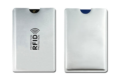 30 PCS Slim RFID Blocking Card Sleeves Credit ID Protector Wallet Shield-Silver