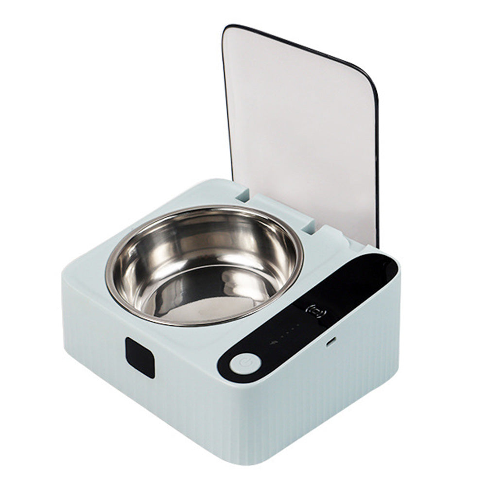 Automatic Stainless Steel Cat Food Bowl with Sensing Lid