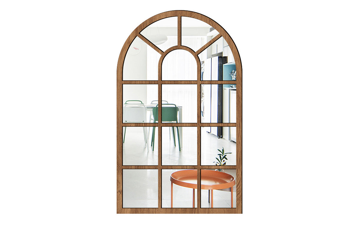 Self-Adhesive Removable Acrylic Mirror Wall Stickers Art Decals For Home Office Background Decorations-Style 1