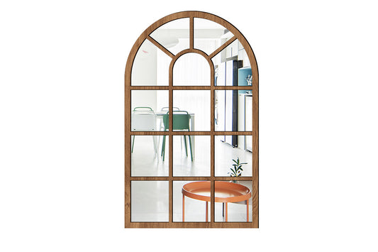 Self-Adhesive Removable Acrylic Mirror Wall Stickers Art Decals For Home Office Background Decorations-Style 1