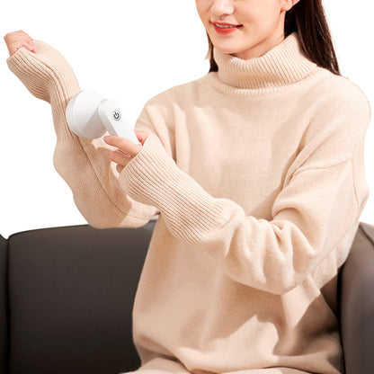 Electric Lint Catcher USB Rechargeable Bobble Remover Fabric Shaver for Clothes White