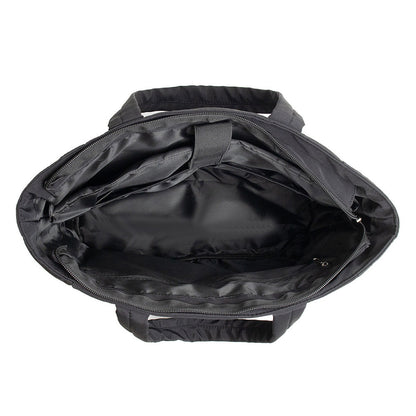 Puffer Tote Bag Quilted Puffy Handbag Lightweight Satchel Bag Black