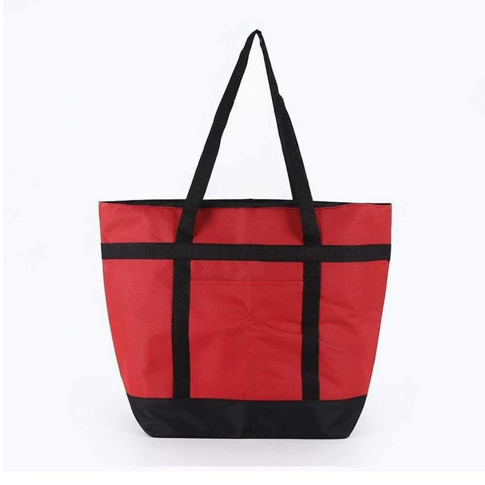 Insulated Lunch Bag Large 39L Thermal Cooler Tote-Red