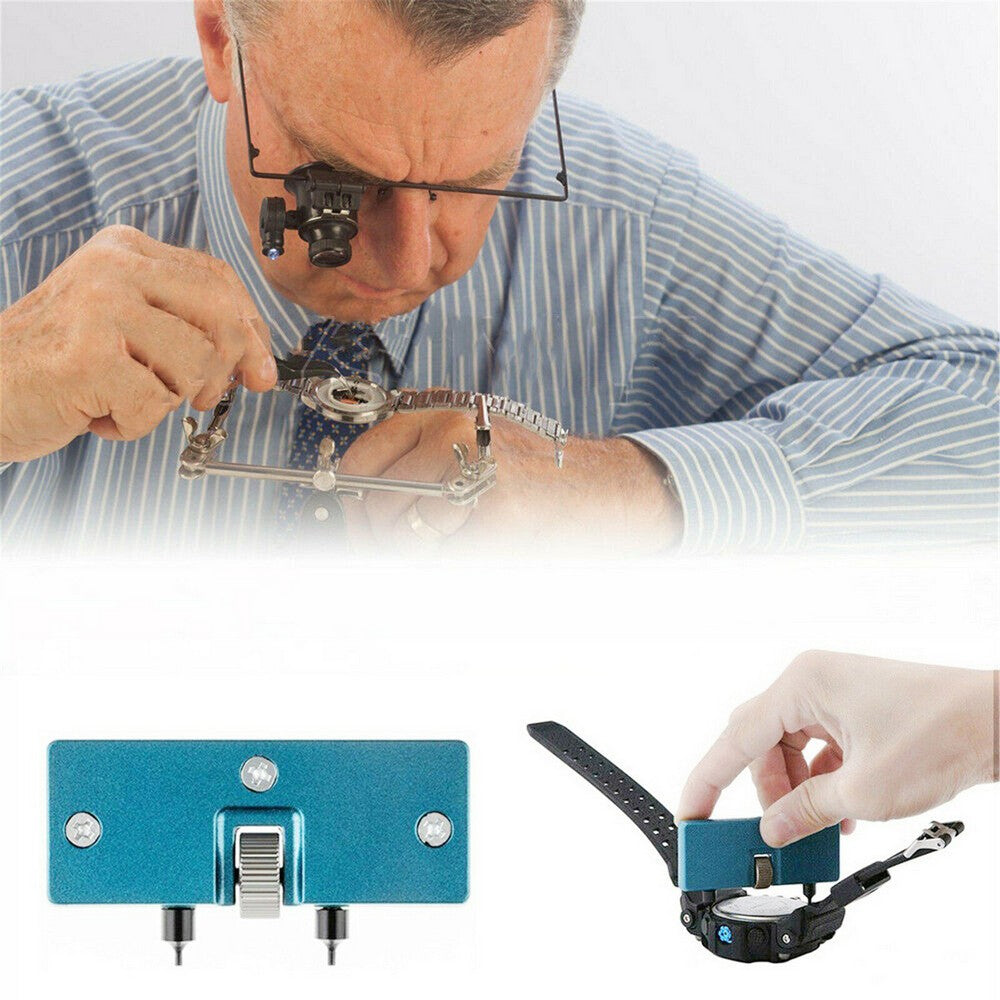 Watch Back Case Cover Opener Opening Screw Wrench Repair Tool Kit Remover