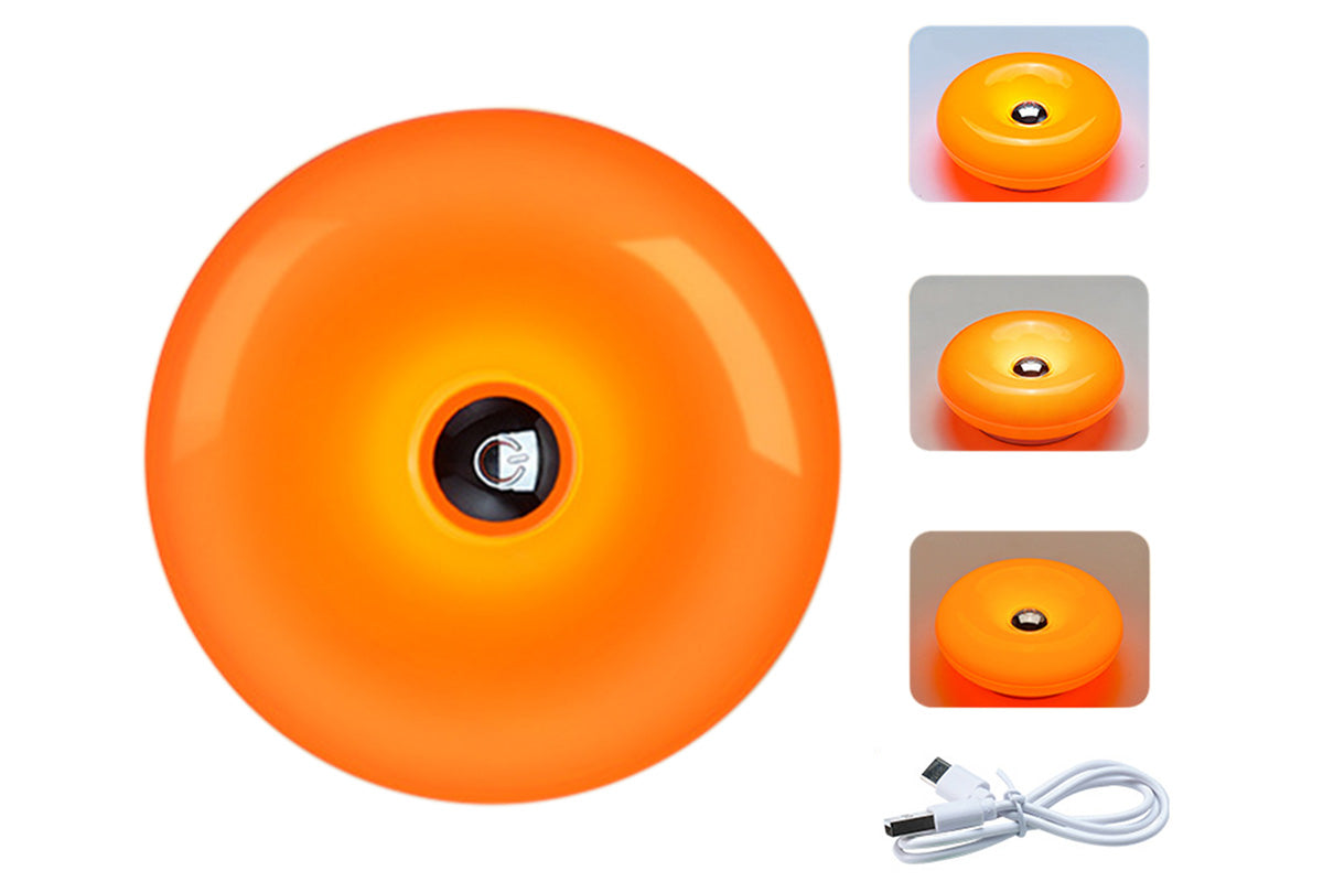 Donut Table and Wall Lamp with Touch Dimming - Orange