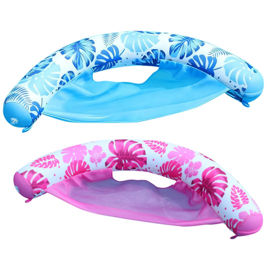 2Pcs Inflatable Water Hammocks Pool Float Floating Lounge Chairs for Party Beach