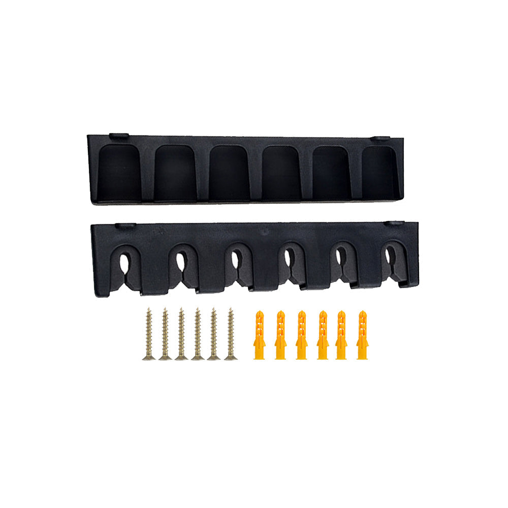 Wall Mounted 6-Rod Storage Rack Fishing Pole Display Holder Vertical