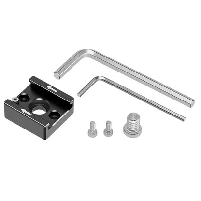 Cold Shoe Mount Adapter with 1/4 inch Thread Hole Cold Shoe Bracket for Camera DSLR Flash LED Light Monitor