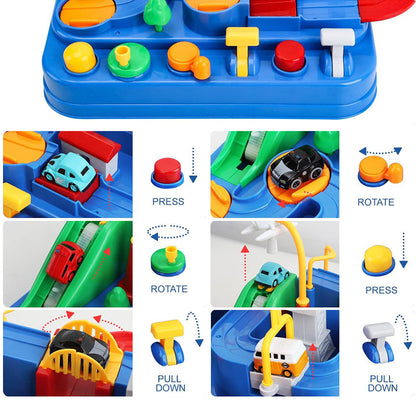 TEMI Race Toys Car Kids Track City Car Toy for Birthday Chirstmas