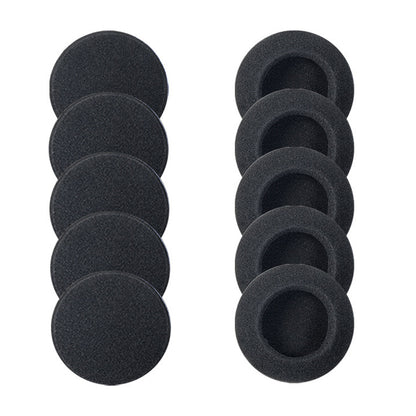 10 PCS Replacement Ear Pads Foam Cushion Covers for Headphones Headset Ear Cushions Universal Round Ear Covers