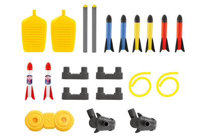 Dueling Rocket Launcher Toys With 8 Rockets Foam Blaster Toy Set For  Little Ones