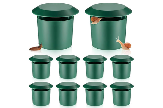 10Pcs Slug Snail Traps Kit Snail Trapper Reusable Slug House for Garden Farm