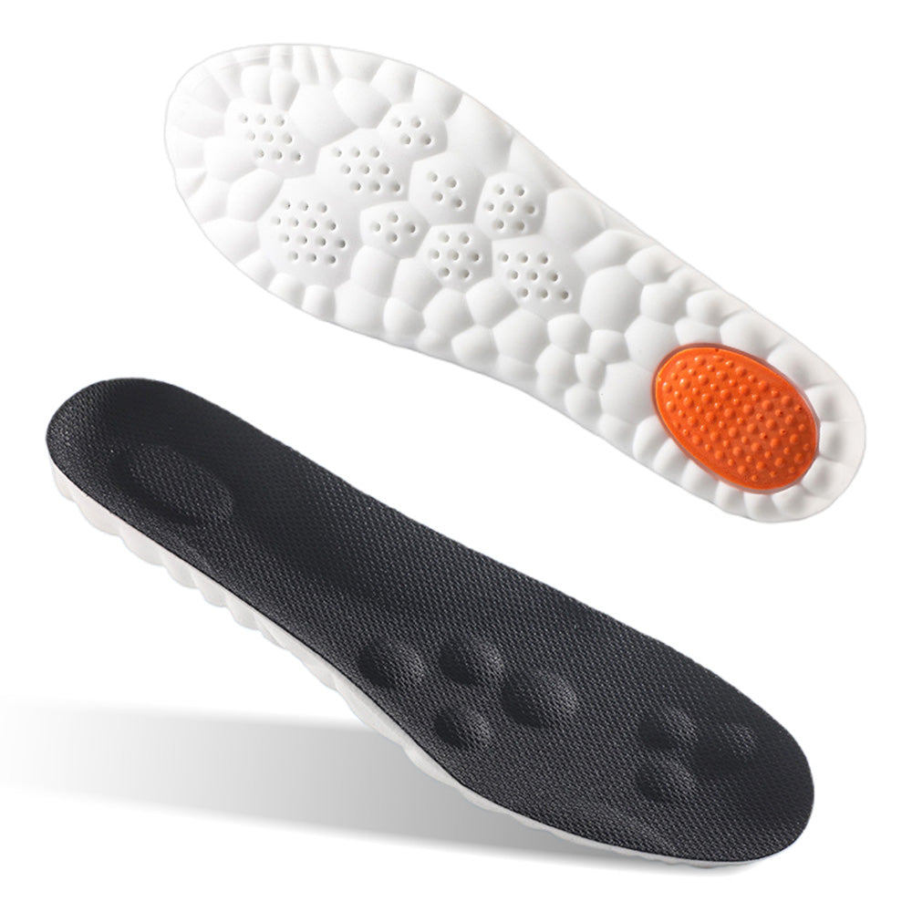 Pair of 4D Cloud-Soft Comfort Soles Cushioning Arch Support Insoles