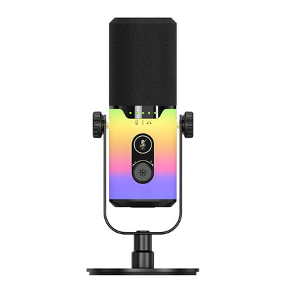 RGB Dynamic Gaming Microphone XLR/USB Interface for PC Streaming Podcast Recording Style 3
