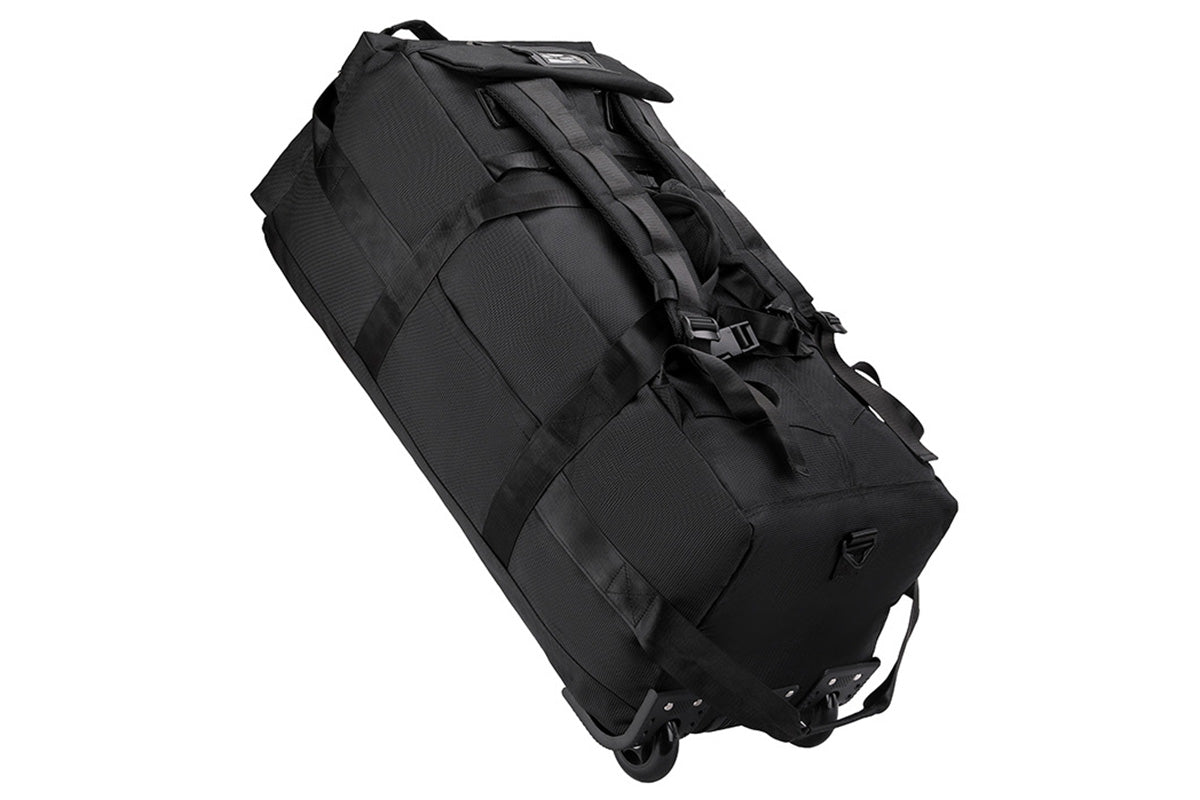 90 L Foldable Oxford Rolling Duffle Travel Bag with 3 Carry Modes