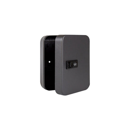 For 20 Keys Key Safe Lock Cabinet Storage Box Security Combination Code Key Lock Box for Home Office Property Black
