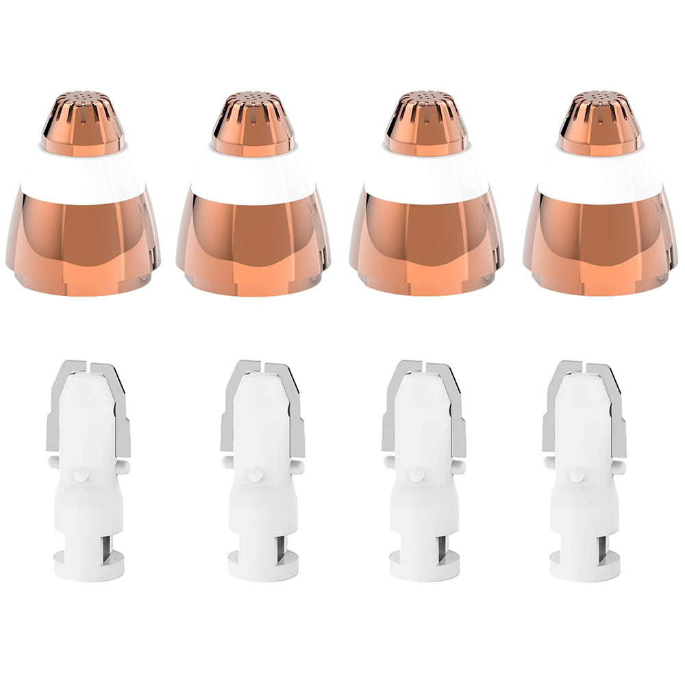 4 Pack Eyebrow Razor Replacement Heads for Flawless Brows Hair Removal Tool