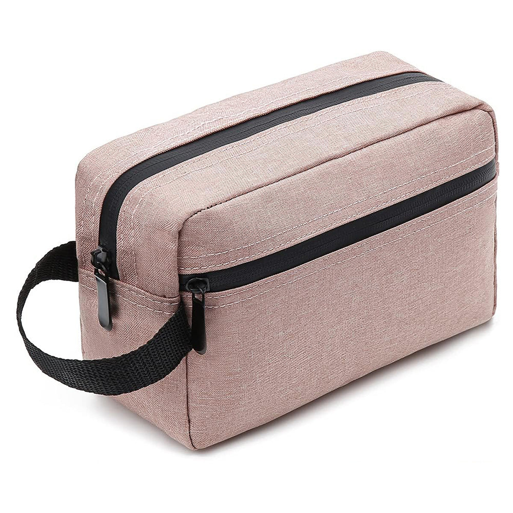 Travel Toiletry Bag Cosmetic Organizer for Women Men-Pink