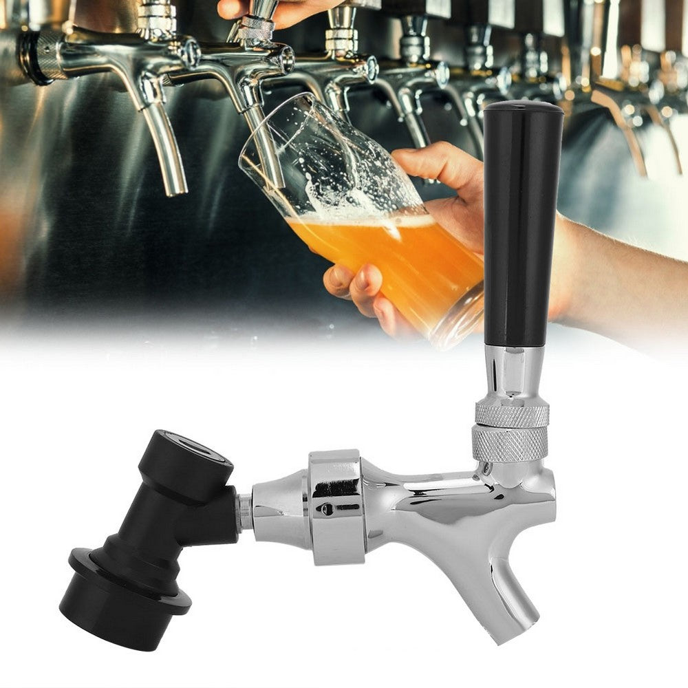 Craft Beer Tap Faucet Polished Brass Beer Faucet for Keg Tap Tower Homebrew PHP