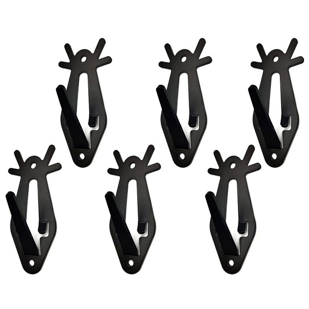 6Pcs European Mount Skull Hanger Deer Antler Bracket Heavy Duty Stainless Steel