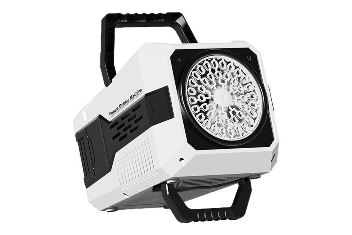 Automatic Rotating Bubble Machine with RGB Lights