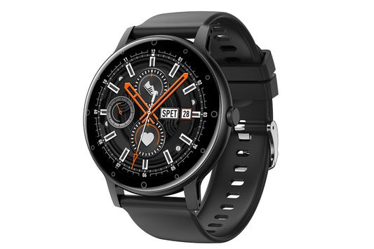 Smart Watches for Men Bluetooth Call Military Smart Watch with Heart Rate Sleep Monitor-Black
