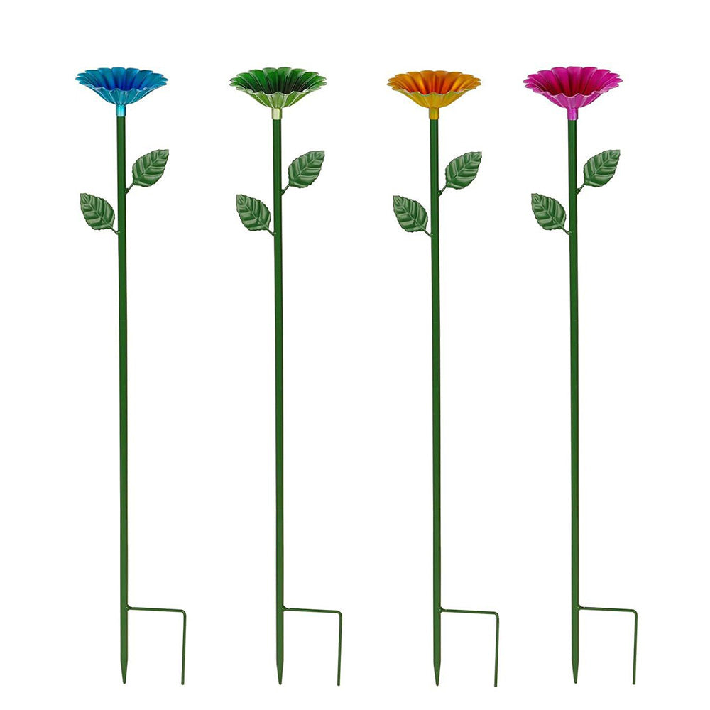 4PCS Bee Watering Station Metal Bee Water Feeder Colorful Bee Bath Bowl For Outdoor