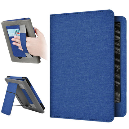 Protective Case with Stand for Kindle Paperwhite 12th Gen 2024 7 Inch-Dark Blue