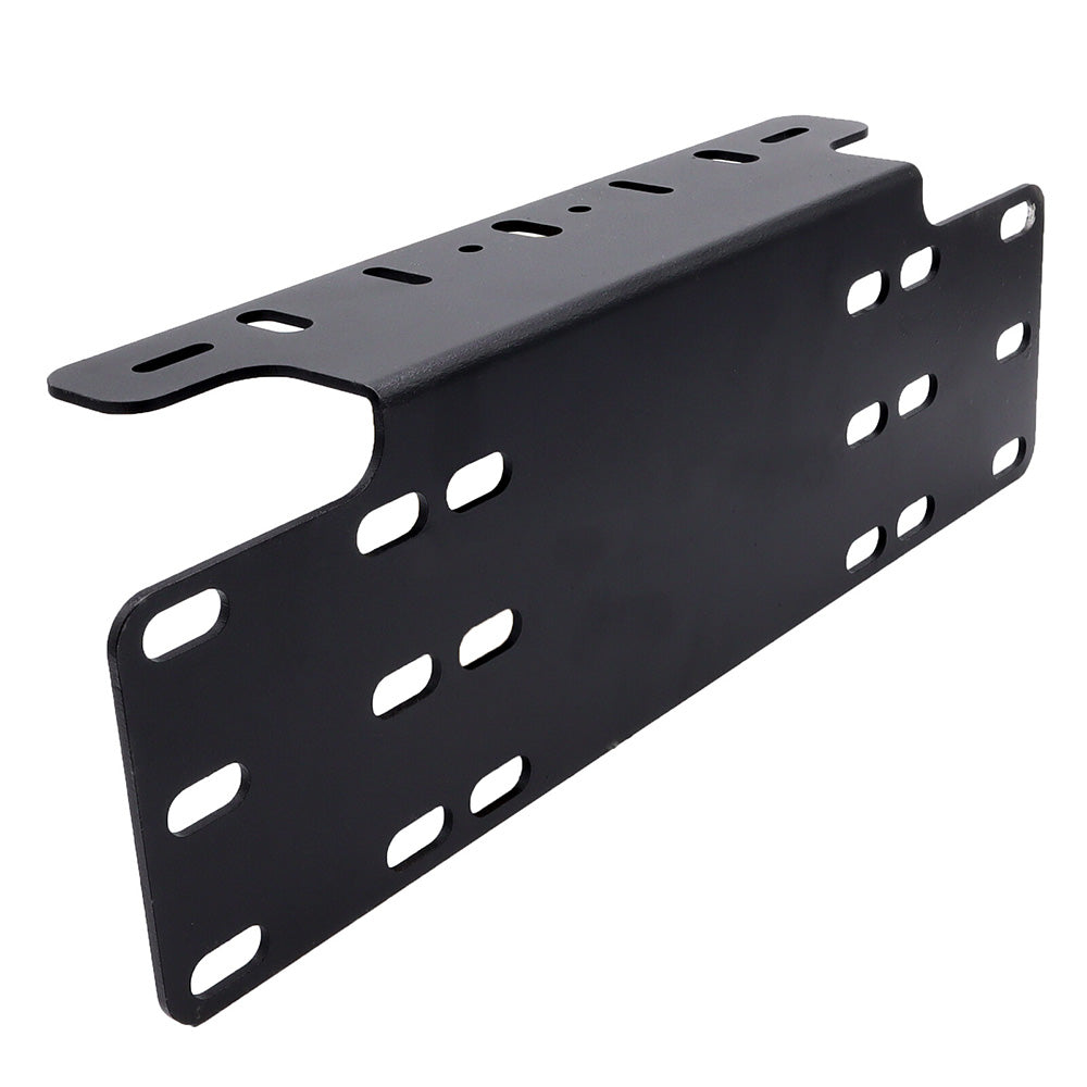Universal Auxiliary Light Bracket License Plate Mount Metal for Jeep SUV Pickup Truck