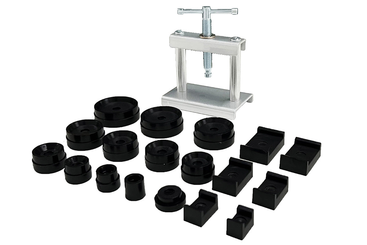 Watch Back Press Tool Kit with 18Pcs Fitting Dies for Case Repair