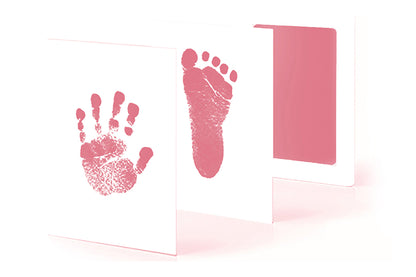 Hand Footprint Kit Dog Paw Print Kit Clean Touch Ink Pad-Pink
