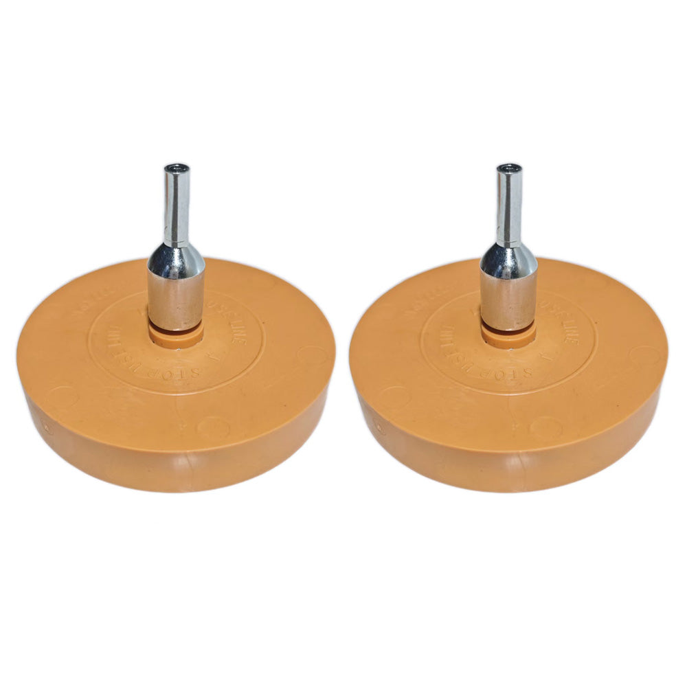 2 Pack Car Decal Remover Wheel for Drill 88mm