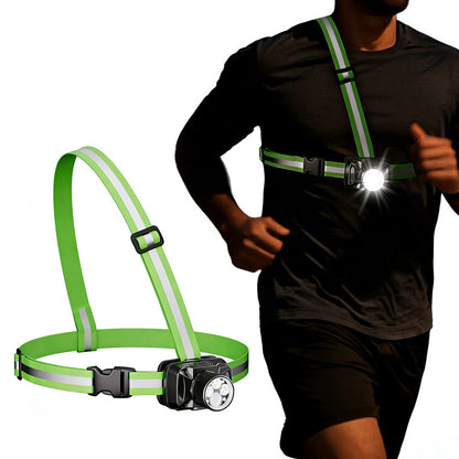 Running Lights for Runners Reflective Running Vest for Night Walking Cycling Jogging