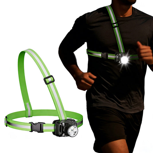 Running Lights for Runners Reflective Running Vest for Night Walking Cycling Jogging